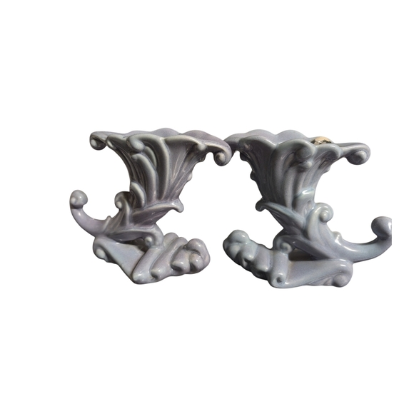 haegar Other - Haeger 2 Blue Ceramic Candle Holder